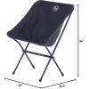 Big Agnes Mica Basin Chair- Ultralight, Portable Chair for Camping and Backpacking(Black (Xl))
