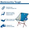 Big Agnes Mica Basin Chair- Ultralight, Portable Chair for Camping and Backpacking(Blue/Gray)