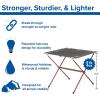 Big Agnes Woodchuck & Soul Kitchen Tables – Ultralight, Hard-Top Tables for Camping and Backpacking(Asphalt)