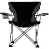Travel Chair Easy Rider Chair, Portable Folding Camping Chair with Padded Arms(Black)
