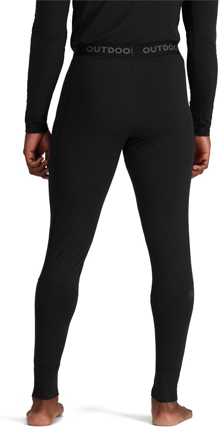 imageOutdoor Research Mens Alpine Onset Merino Wool 150 Bottoms Breathable Moisture Wicking Quick Drying UPF 30Black