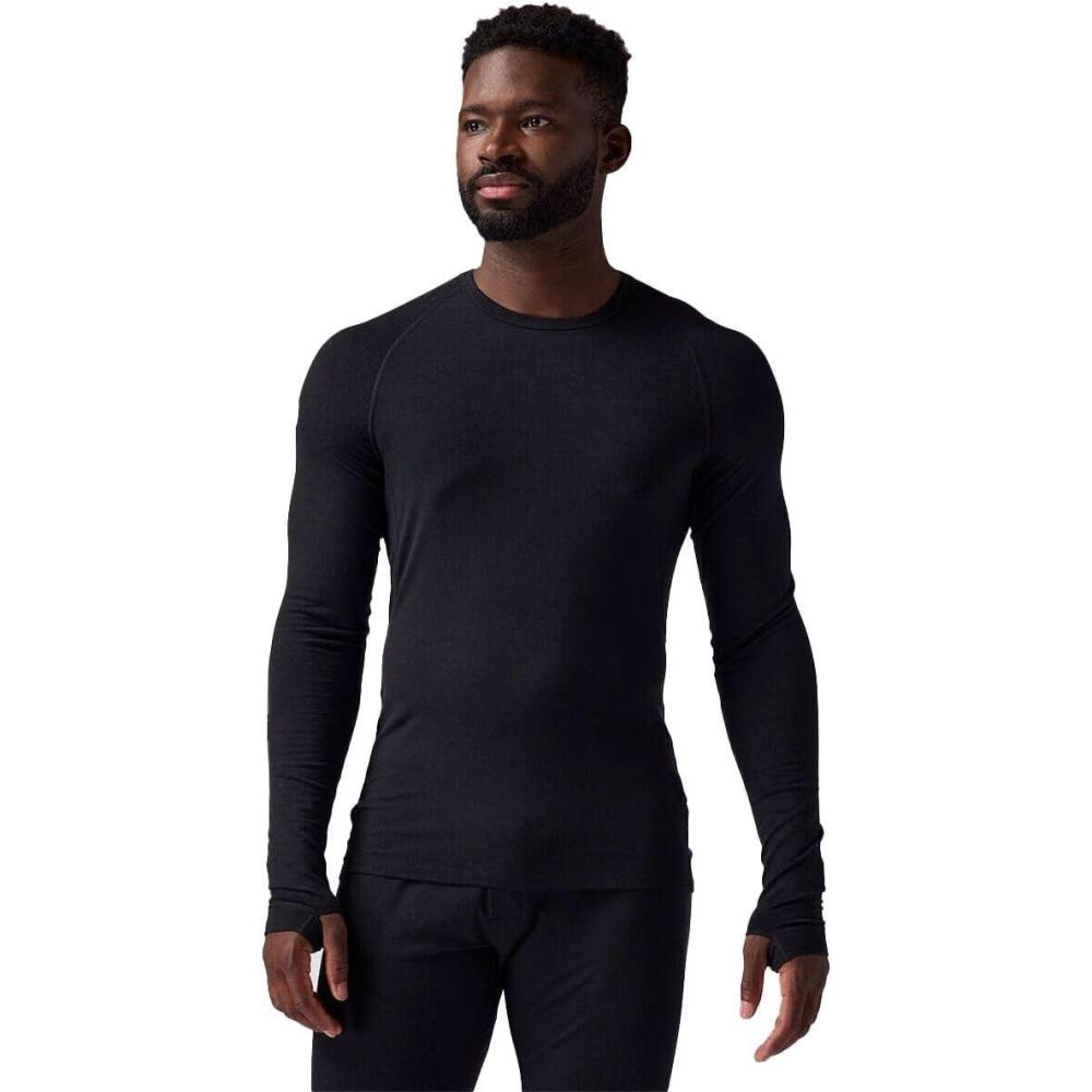 imageBackcountry Cedars RWS Merino LtWt Baselayer Crew Top  MensBlack