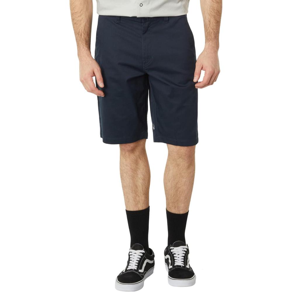 imageVolcom Mens Modern Fit 21quot Chino Short DarkNavy 34