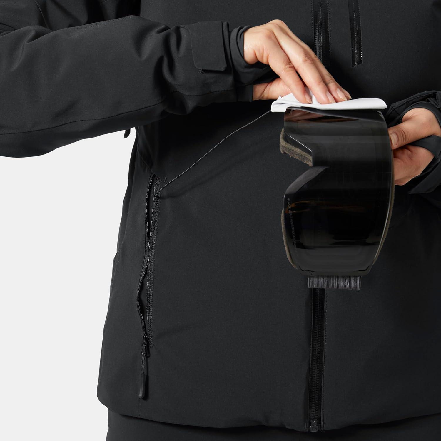 imageHellyHansen Alphelia Jacket for Women Skiing Jackets with HELLY TECH PROFESSIONAL Synthetic Insulation Seam Sealed990 Black