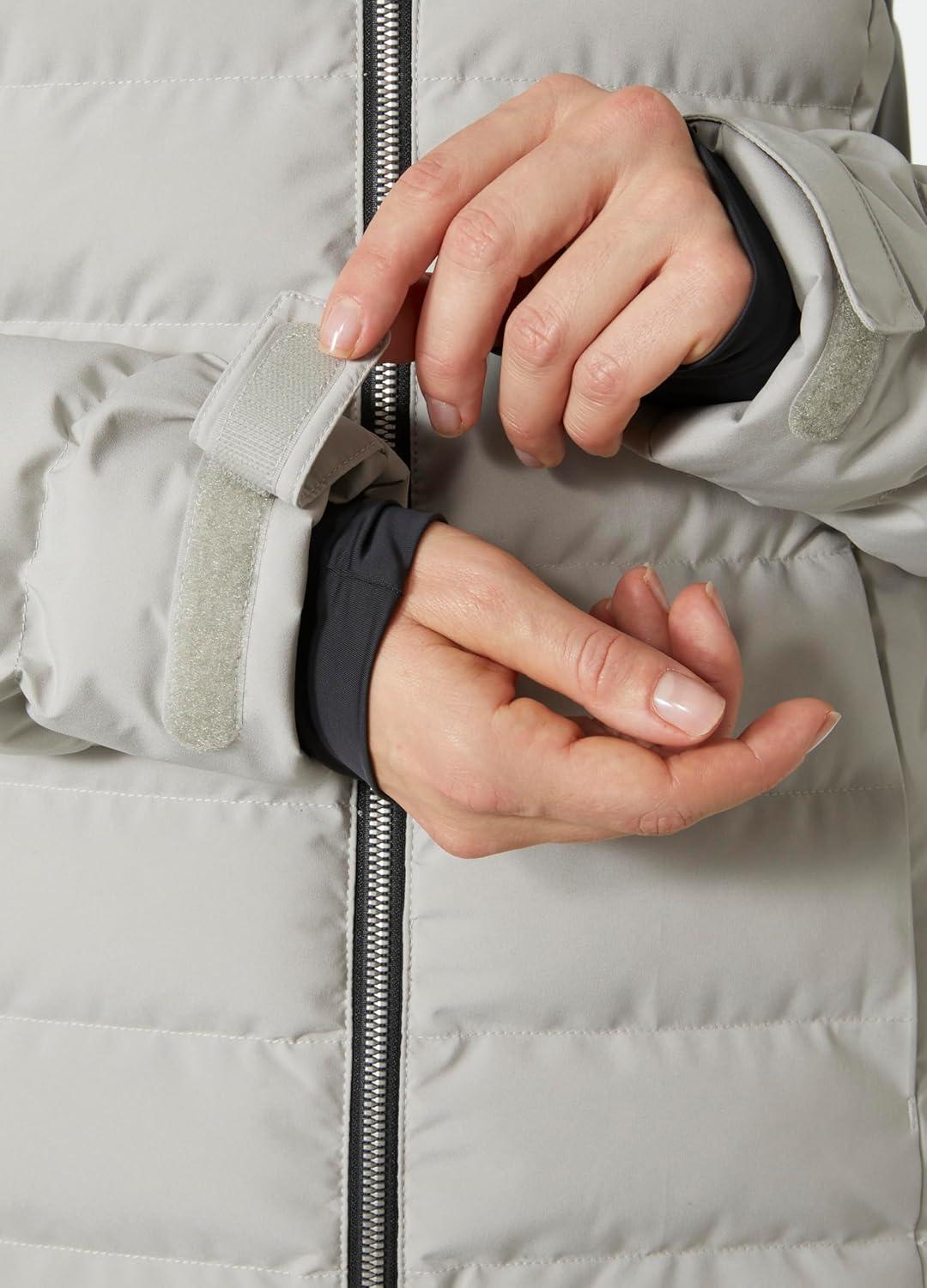 imageHellyHansen Imperial Puffy Jacket for Women Premium Winter Coat DownAlternativeOuterwearCoats Warm ampamp Stylish917 Mellow Grey