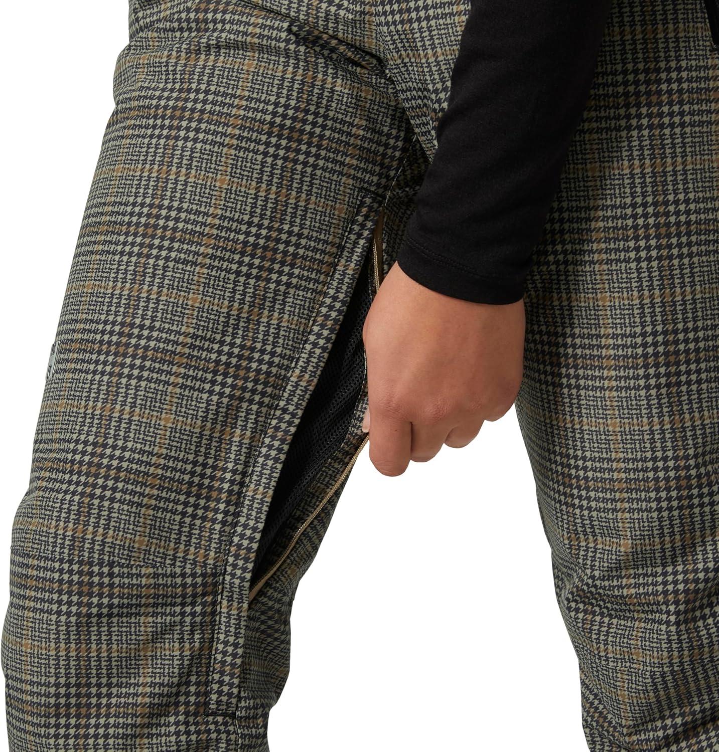 imageHellyHansen Legendary Insulated Bib Pant for Women Durable Waterproof Breathable Snow Pant for Ski Adventures757 Pebble Broxburn Plaid Aop