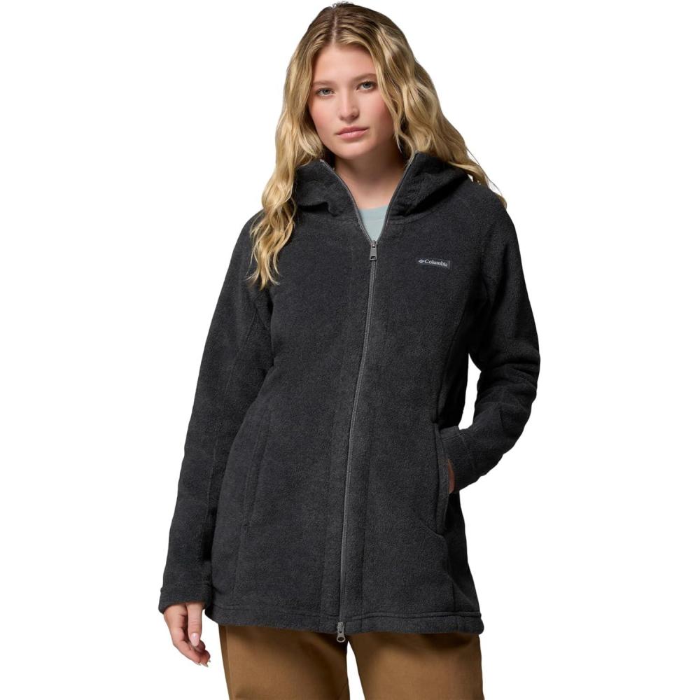 imageColumbia Womens Benton Springs II Long HoodieCharcoal Heather