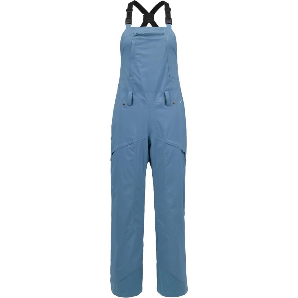 imageFlylow Womens Foxy Insulated Bib Waterproof Breathable Softshell Ski ampamp Snowboard PantsOcean