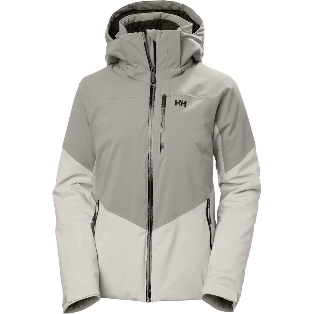 imageHellyHansen Alphelia Jacket for Women  Skiing Jackets with HELLY TECH PROFESSIONAL Synthetic Insulation Seam Sealed917 Mellow Grey