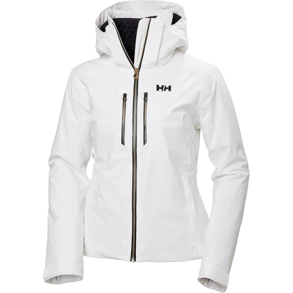 imageHellyHansen Alphelia Lifaloft Ski Jacket Waterproof Winter Jackets for Women Insulated Warm Winter Coats for Women003 White
