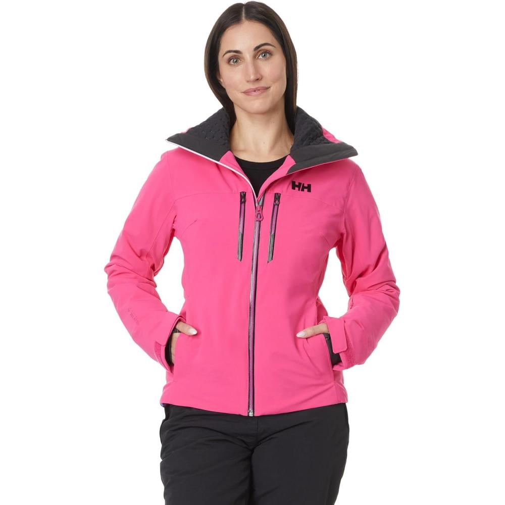 imageHellyHansen Alphelia Lifaloft Ski Jacket Waterproof Winter Jackets for Women Insulated Warm Winter Coats for Women181 Dragon Fruit