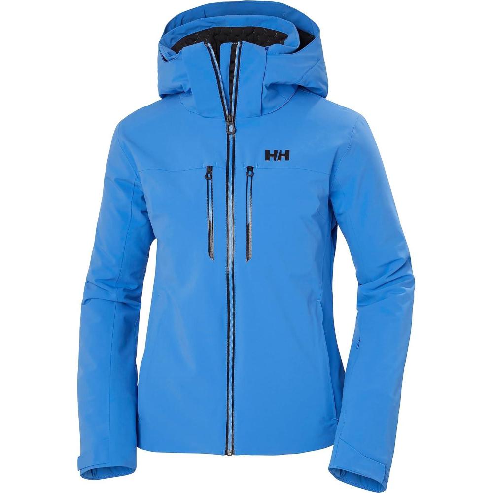 imageHellyHansen Alphelia Lifaloft Ski Jacket Waterproof Winter Jackets for Women Insulated Warm Winter Coats for Women554 Ultra Blue