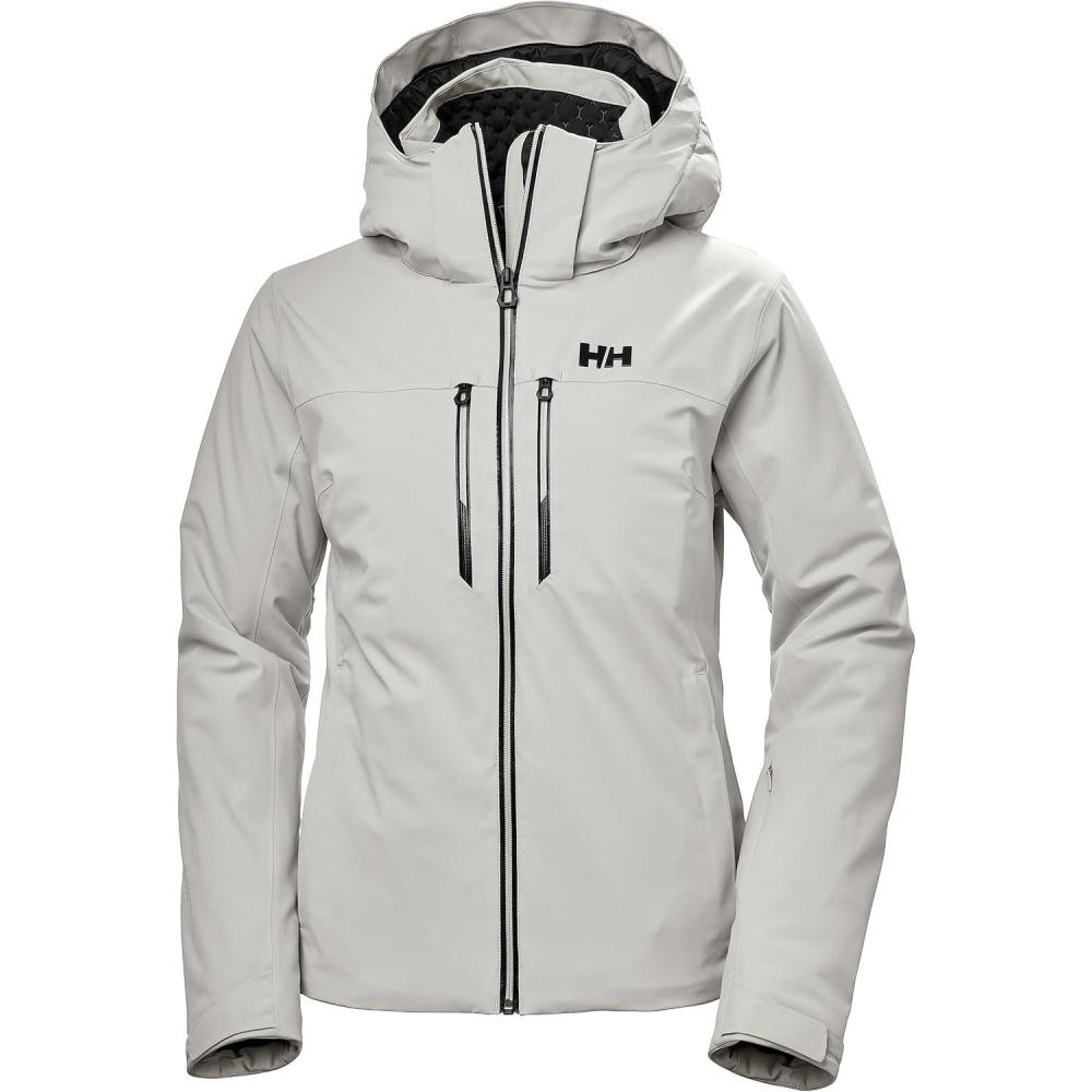 imageHellyHansen Alphelia Lifaloft Ski Jacket Waterproof Winter Jackets for Women Insulated Warm Winter Coats for Women917 Mellow Grey
