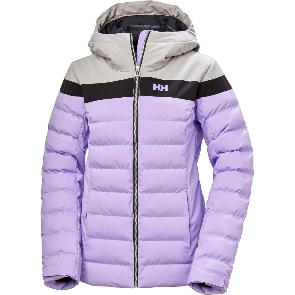 imageHellyHansen Imperial Puffy Jacket for Women Premium Winter Coat DownAlternativeOuterwearCoats Warm ampamp Stylish699 Heather