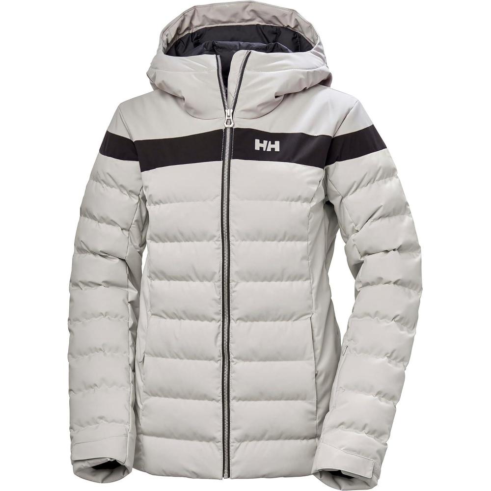 imageHellyHansen Imperial Puffy Jacket for Women Premium Winter Coat DownAlternativeOuterwearCoats Warm ampamp Stylish917 Mellow Grey