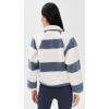Free People Womens Rocky Ridge Jacket(Rugby Stipes Ivory)