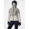 Helly-Hansen Alphelia Jacket for Women – Skiing Jackets with HELLY TECH PROFESSIONAL, Synthetic Insulation, Seam Sealed(917 Mellow Grey)