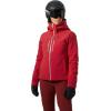 Helly-Hansen Alphelia Lifaloft Ski Jacket – Waterproof Winter Jackets for Women – Insulated Warm Winter Coats for Women(163 Red)