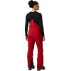 Helly-Hansen Legendary Insulated Bib Pant for Women – Durable, Waterproof, Breathable Snow Pant for Ski Adventures(162 Red)