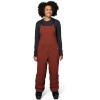 Flylow Women’s Foxy Insulated Bib – Waterproof Breathable Softshell Ski & Snowboard Pants(Redwood)