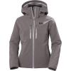 Helly-Hansen Alphelia Lifaloft Ski Jacket – Waterproof Winter Jackets for Women – Insulated Warm Winter Coats for Women(656 Sparrow Grey)