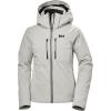 Helly-Hansen Alphelia Lifaloft Ski Jacket – Waterproof Winter Jackets for Women – Insulated Warm Winter Coats for Women(917 Mellow Grey)