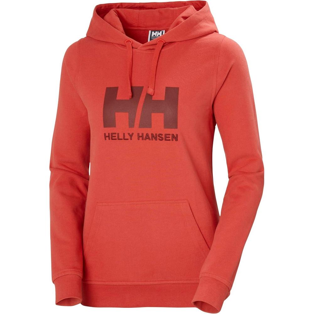 imageHelly Hansen W Hh Logo Hoodie101 Poppy Red