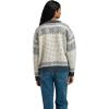 Dale of Norway Hannah Women’s Cardigan – Wool Cardigan for Women – Pure Wool(Offwhite Steel Lightcharcoal)