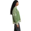 Dale of Norway Leknes Ladies Sweater – Wool Knit Sweater for Women – Relaxed Fit(Springgreen Offwhite Sand Mel)