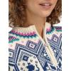 Dale of Norway VM Trondheim Ladies’ Sweater – Pure Wool Knit Sweater for Women(Off White Indigo Orchid)