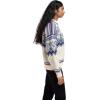 Dale of Norway VM Trondheim Ladies’ Sweater – Pure Wool Knit Sweater for Women(Off White Indigo Orchid)