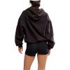 Free People Women’s Ctw Final Call Hoodie(Black)