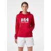 Helly Hansen W Hh Logo Hoodie(162 Red)