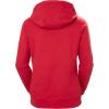Helly Hansen W Hh Logo Hoodie(162 Red)