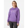 Helly Hansen W Hh Logo Hoodie(666 Electric Purple)