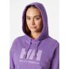 Helly Hansen W Hh Logo Hoodie(666 Electric Purple)