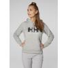Helly Hansen W Hh Logo Hoodie(949 Grey Melange)