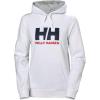 Helly Hansen W Hh Logo Hoodie(001 White)