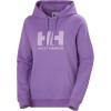 Helly Hansen W Hh Logo Hoodie(666 Electric Purple)