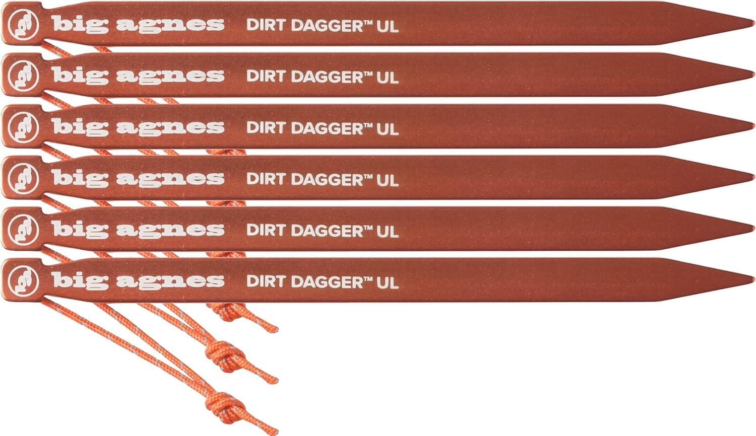 imageBig Agnes Dirt Dagger UL Tent Stakes6 30Pack