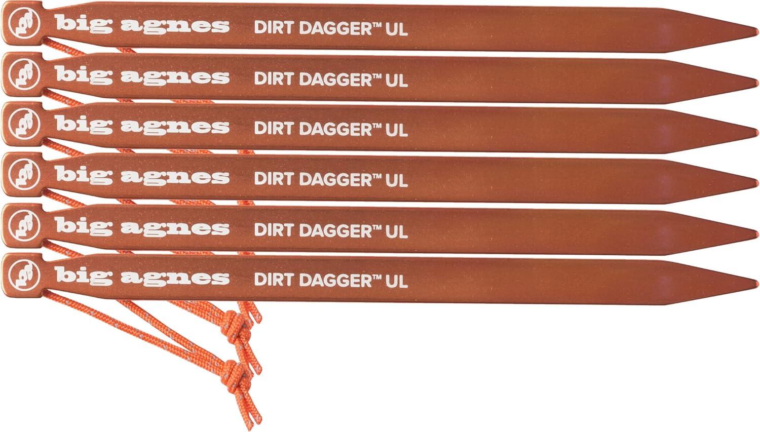 imageBig Agnes Dirt Dagger UL Tent Stakes75 30Pack