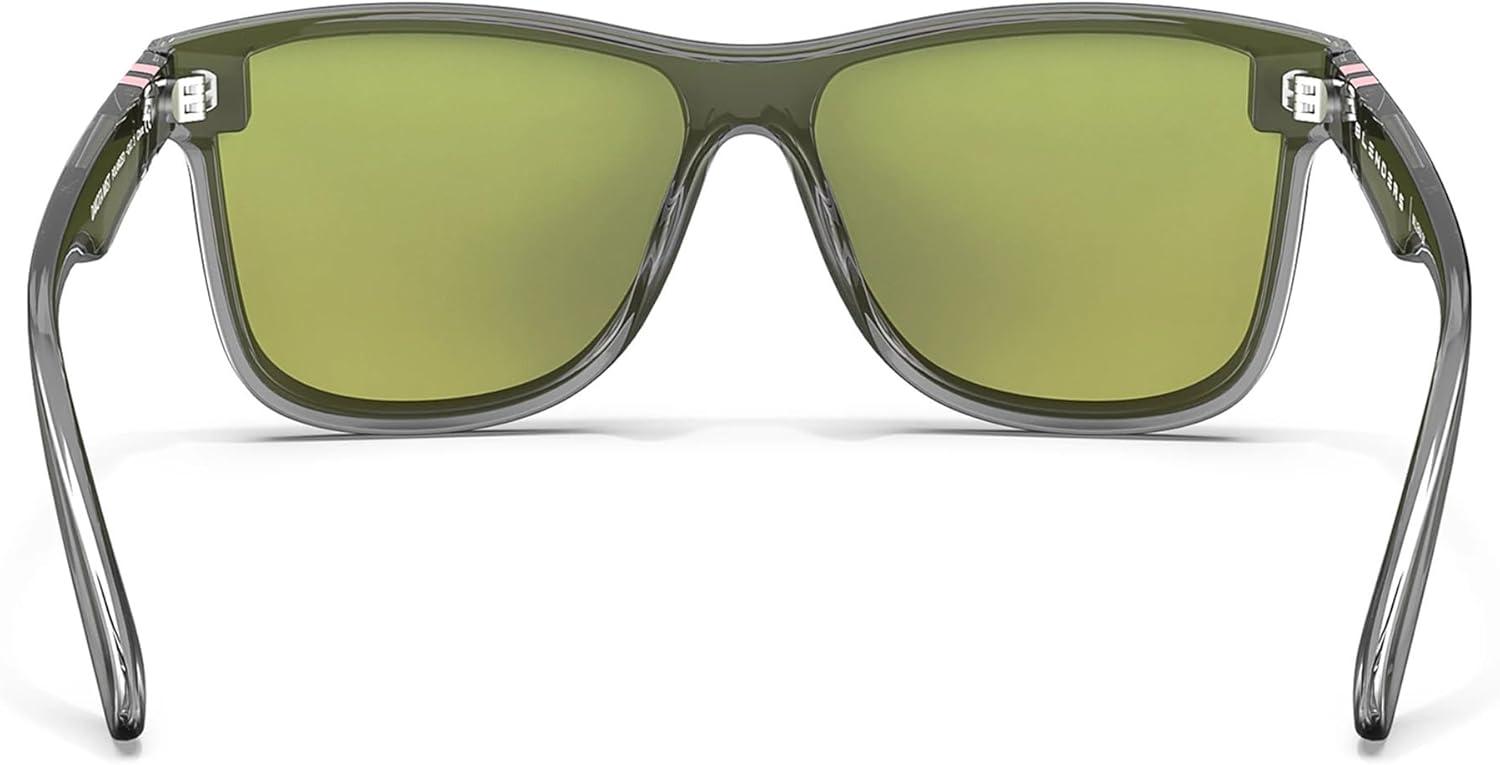 imageBlenders Eyewear Millenia X2 Polarized Sunglasses Flat Mirrored Lens 100 UV Protection For Men ampamp WomenDakota Mist