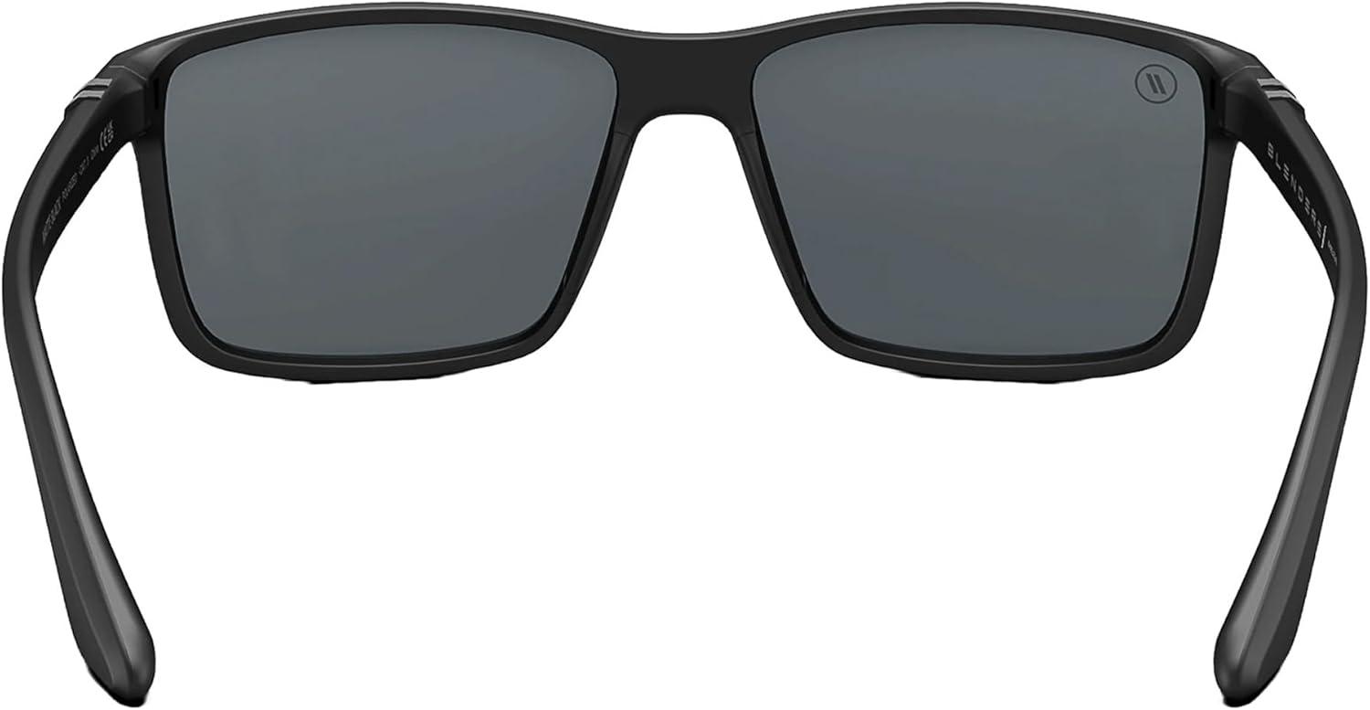 imageBlenders Eyewear Millenia X2 Polarized Sunglasses Flat Mirrored Lens 100 UV Protection For Men ampamp WomenNocturnal Q