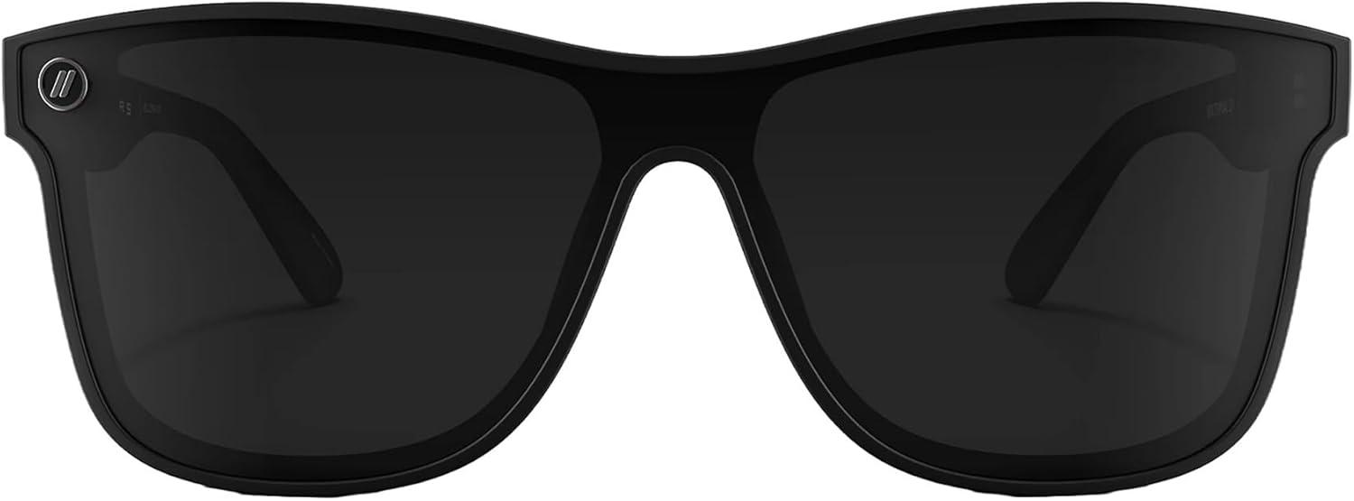 imageBlenders Eyewear Millenia X2 Polarized Sunglasses Flat Mirrored Lens 100 UV Protection For Men ampamp WomenNocturnal Q