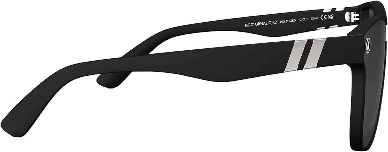 imageBlenders Eyewear Millenia X2 Polarized Sunglasses Flat Mirrored Lens 100 UV Protection For Men ampamp WomenNocturnal Q