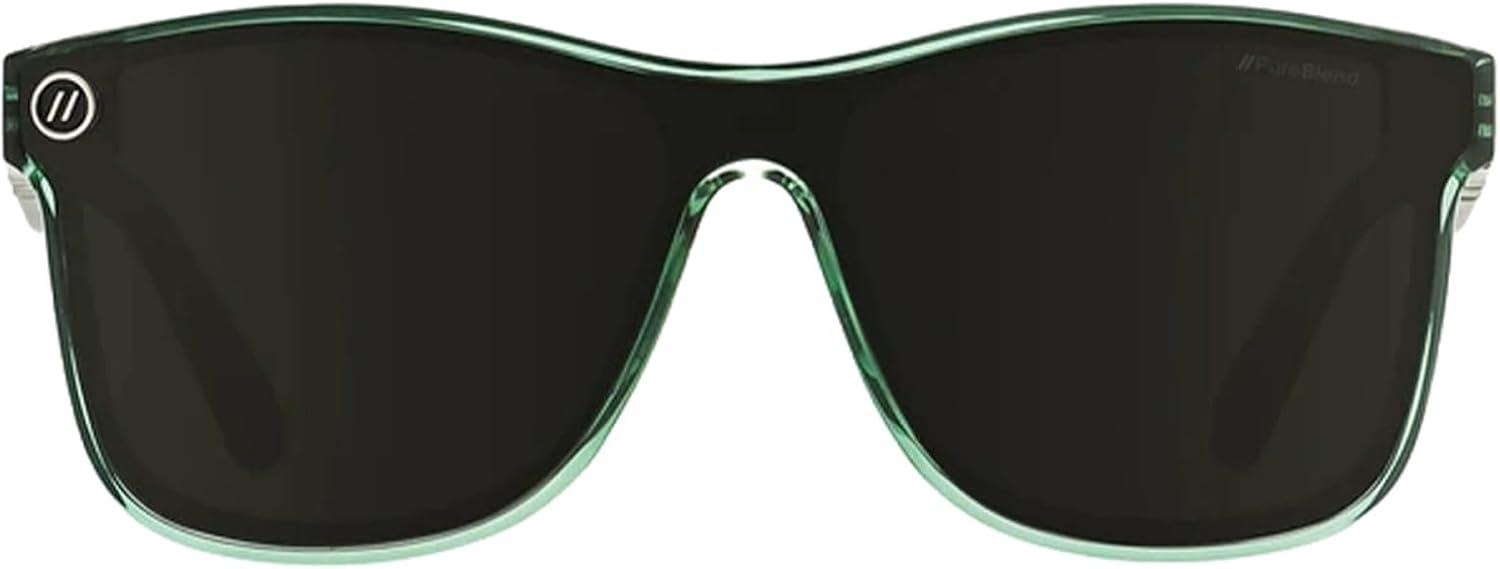 imageBlenders Eyewear Millenia X2 Polarized Sunglasses Flat Mirrored Lens 100 UV Protection For Men ampamp WomenSage Cage