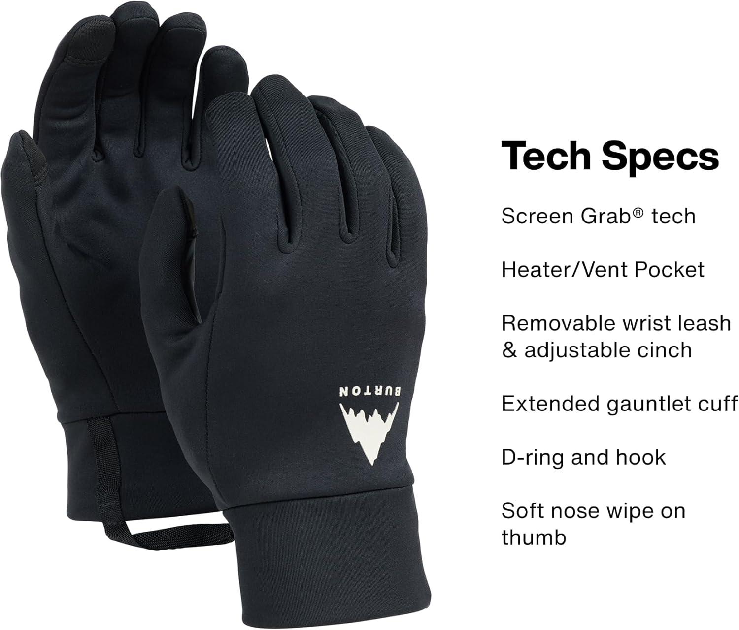 imageBurton Mens GoreTEX Insulated Gloves Waterproof Winter Snowboard GlovesSummit Taupe