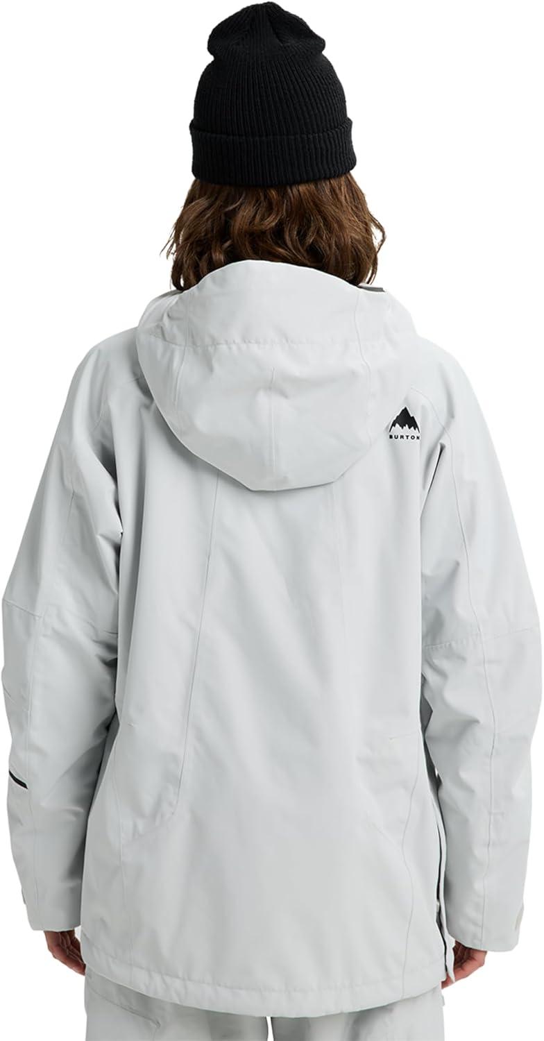 imageBurton Womens Reserve 2L 20K Relaxed Fit Anorak Snow JacketGray Cloud