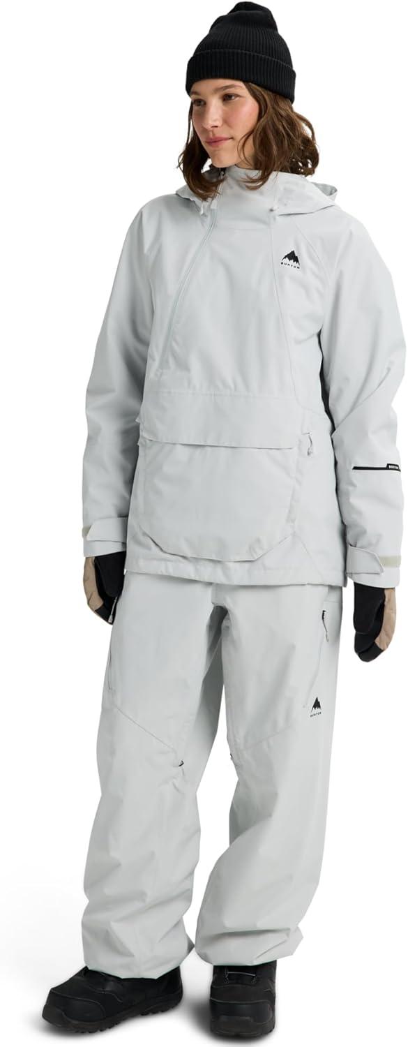 imageBurton Womens Reserve 2L 20K Relaxed Fit Anorak Snow JacketGray Cloud