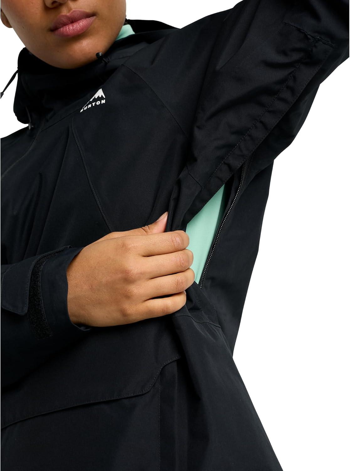 imageBurton Womens Reserve 2L 20K Relaxed Fit Anorak Snow JacketTrue Black